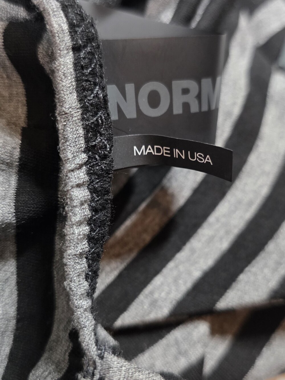 NORMA KAMALI Slip Striped Stretch-jersey Jumpsuit In Black/grey - Picture 13 of 15